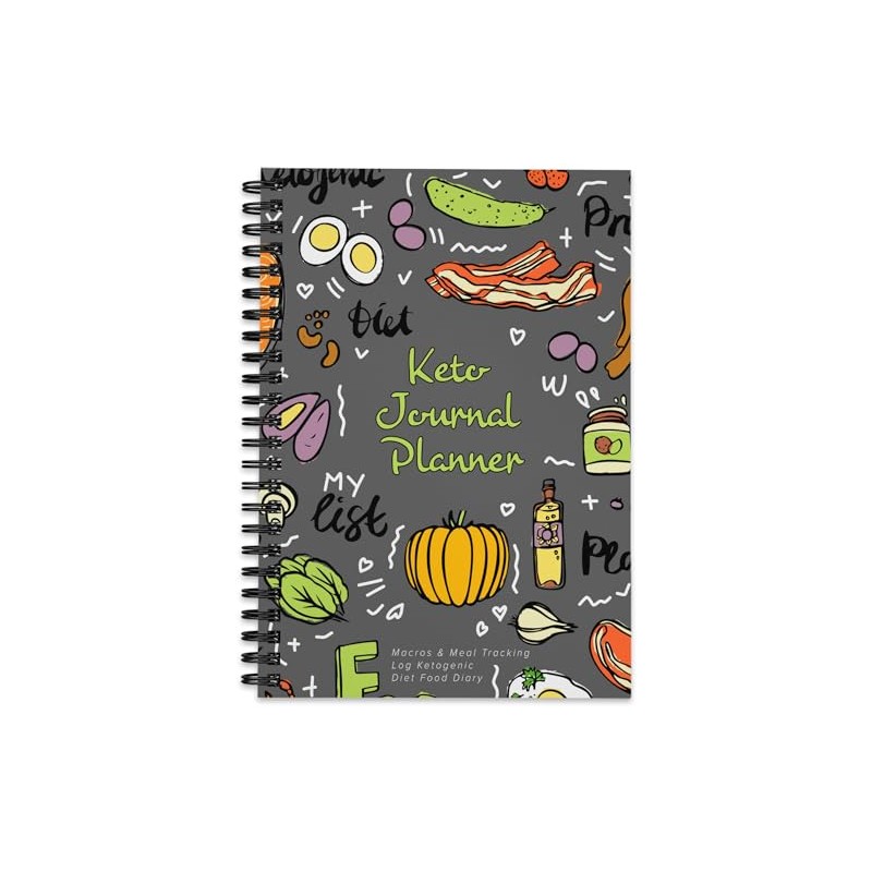 Keto Journal Planner: Macros & Meal Tracking Log Ketogenic Diet