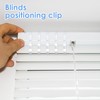 THKO 10pcs Valance Clips, Clear Window Valance Blind Clips Stable
