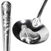 com-four® Pewter Casting with Half Figures and Spoons, New Year's