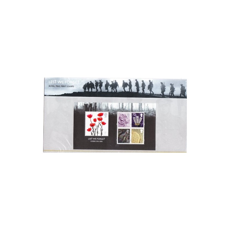 2006 LEST WE FORGET (MS) Stamp Presentation Pack.