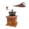 Manual Coffee Grinder Italian Retro Portable Stainless Steel Brown Hand