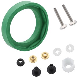 3'' Toilet Tank to Bowl Coupling Kit, Fits for American Standard Champion 4 Toilet Parts AS738756-0070A, Includes Gasket, Bolts and Other Essential Parts for Most 3 Inch Flush Valve Opening Tanks