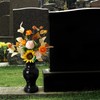 Cemetery Vase, Granite Grave Vase Polished, Black Memorial Stone Vases