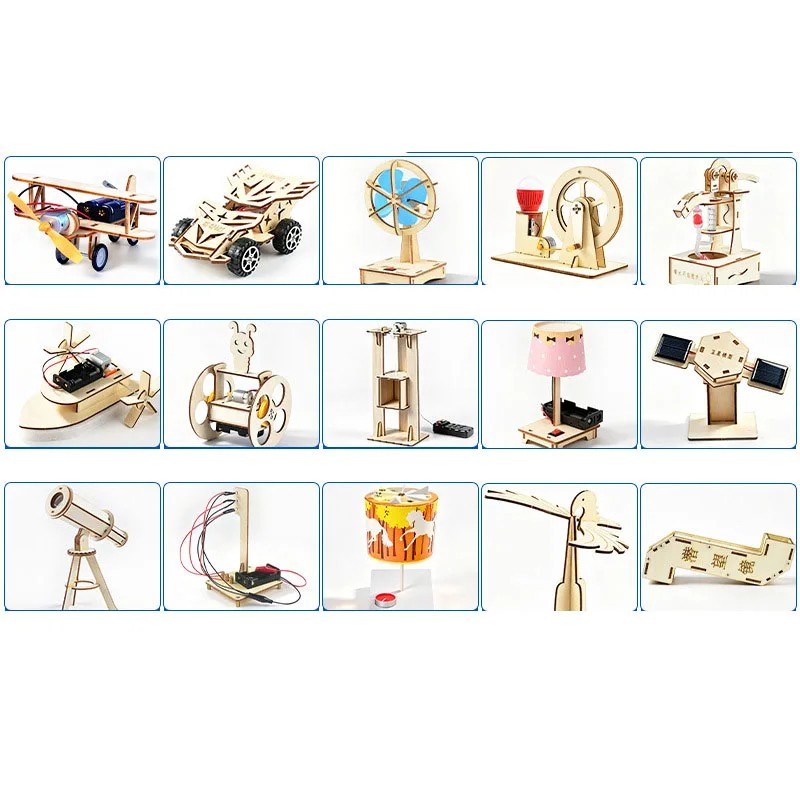 DIY Wooden STEM Science Model Kit – Hands-On Educational Assembly