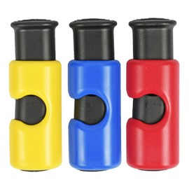 Set of 6 Bread Bag Clips - Cinch Non-Slip Grip Easy Squeeze And Lock - Features 3 Colors for Labeled Organizing