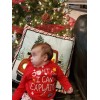 Holiday Unisex Red Christmas Themed Baby Sweater Sweatshirt for Newborns