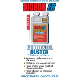 BIOBOR EB Ethanol Remover for Gasoline: Performance Enhancing Fuel Stabilizer, Prevents Corrosion of Fuel Tanks, Increases Lubricity & Cleans Entire System | 16 Ounce, (BBEB16EZ01US)