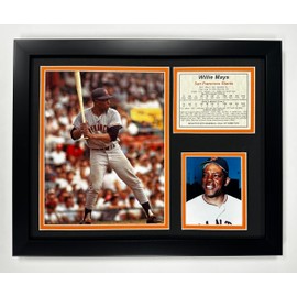 Willie Mays | San Francisco Giants | American Baseball Legend | 12'"x15" Framed Photo Collage
