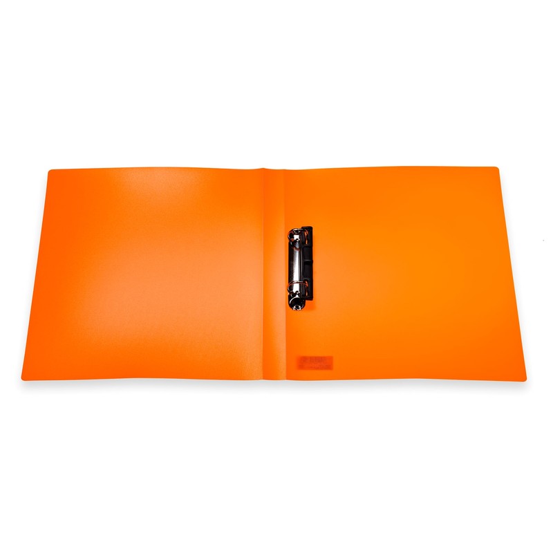 HERMA 19711 Ring Binders A4 Translucent Neon Orange, Pack of