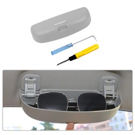 CDEFG Compatible with Kia Sportage NQ5 / EV6 2022-2024 2025 Sunglasses Holder Glasses Case Car Glasses Holder Glasses Case Holder Glasses Case Cage Interior EV6 GT Accessories (Grey)