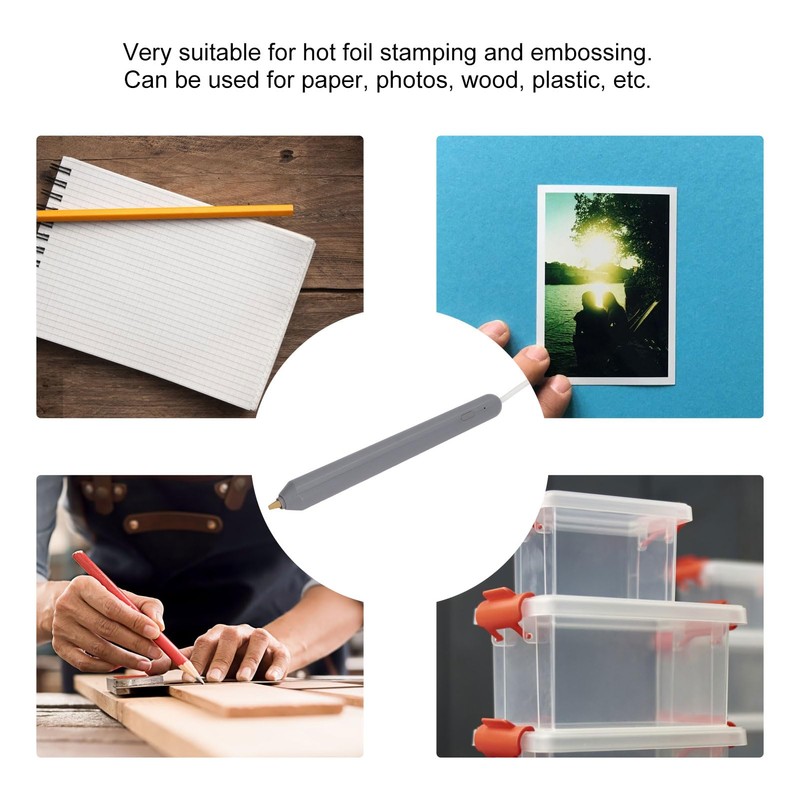 Hot Heated Foil Pens Set, Hot Foil Pen USB Heat,