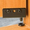 OZXNO 1Set Pivot Hinges with Bushing Pivot Hinges Concealed Hinges