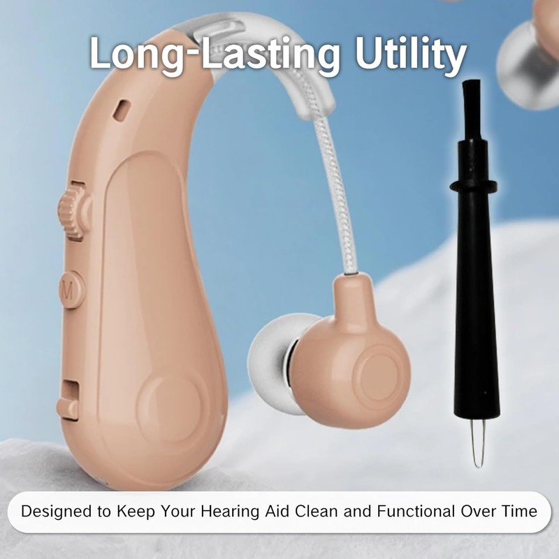 NIIIYTYB 12 Pieces Hearing Aid Cleaning Tools Kit in Ear