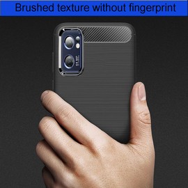 GAPlus OPPO Find X5 Lite/ Reno7 5G Case - Ultra Slim Carbon Fibre Shockproof Bumper Case Cover For OPPO Find X5 Lite Black