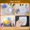 GTian 2 Sizes Cylinder Candle Molds Silicone Mold for Candle