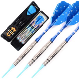 CUESOUL Tungsten Soft Tip Darts - Precision Barrel 16.03 Grams, 85% Tungsten