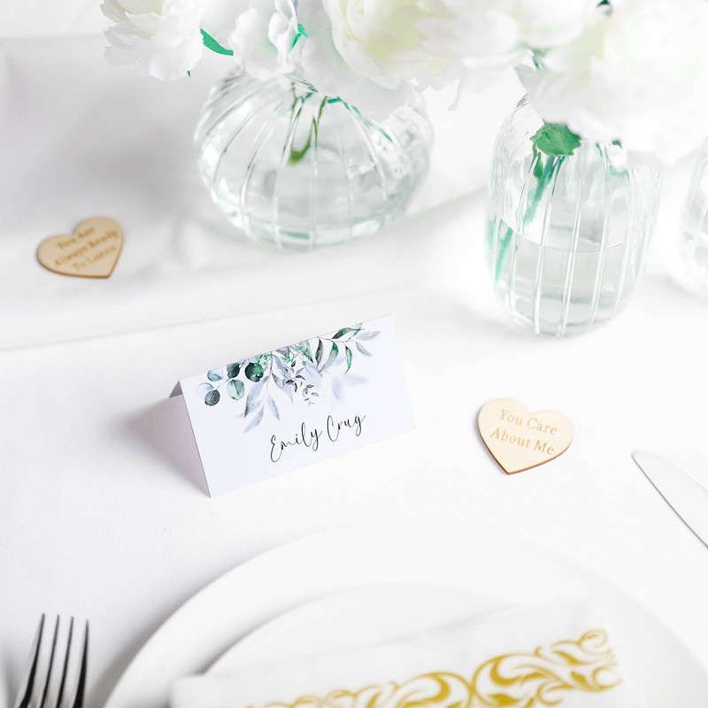 Place Cards for Table Setting Name Cards for Wedding Reception