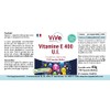Vitamin E 400 IU - 120 Softgels for 120 Days