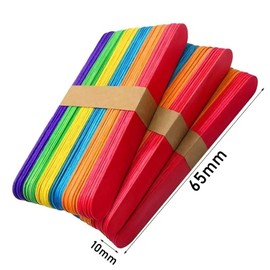 400 PCS Coloured Lollipop Sticks, Mini Lolly Stick, Wood Lolly Craft Sticks, Popsicle Stick for Baking, Ice Cream & Party Decorations