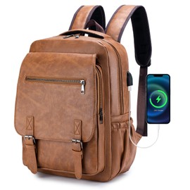 SUCIKORIO 40x30x15 British Airways Travel Backpack Underseat Cabin Bag Luggage KLM Jet2 Waterproof PU Leather Travel Rucksack Cabin Size for Plane Hand Luggage 14 Inch Laptop Backpack For Womens, Mens