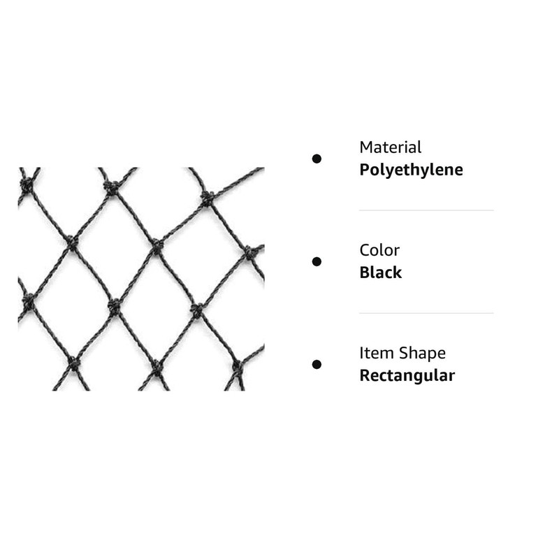 Aviary Netting Heavy Knotted 2 inch Poultry Net (25 ft