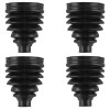 Caltric 2 Front Axle Inner Outer CV Boot Kit for