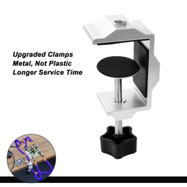 Helping Hands Third Hand Soldering 4 Arms with Adjustable Vise Tabletop-Clamp Base Perfect for Pcb Repair, Jewelry Solder Holder (N-Y4BE-SY9)