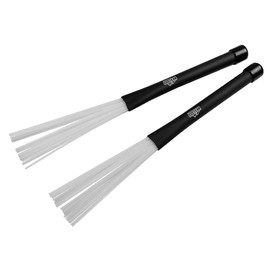 CUSTEAM Nylon Brush White Drum Stick Brush Stretchable Nylon Drum Stick Brush