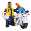 Simba 109251092 Fireman Sam Police Motorcycle with Malcolm Figure &