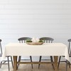 Jinei 10 Pcs Boho Plastic Tablecloth Disposable Rectangle Table Cloths