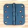 Penrod Door Hinges, Black Prime 4 Inch with 5/8 Inch