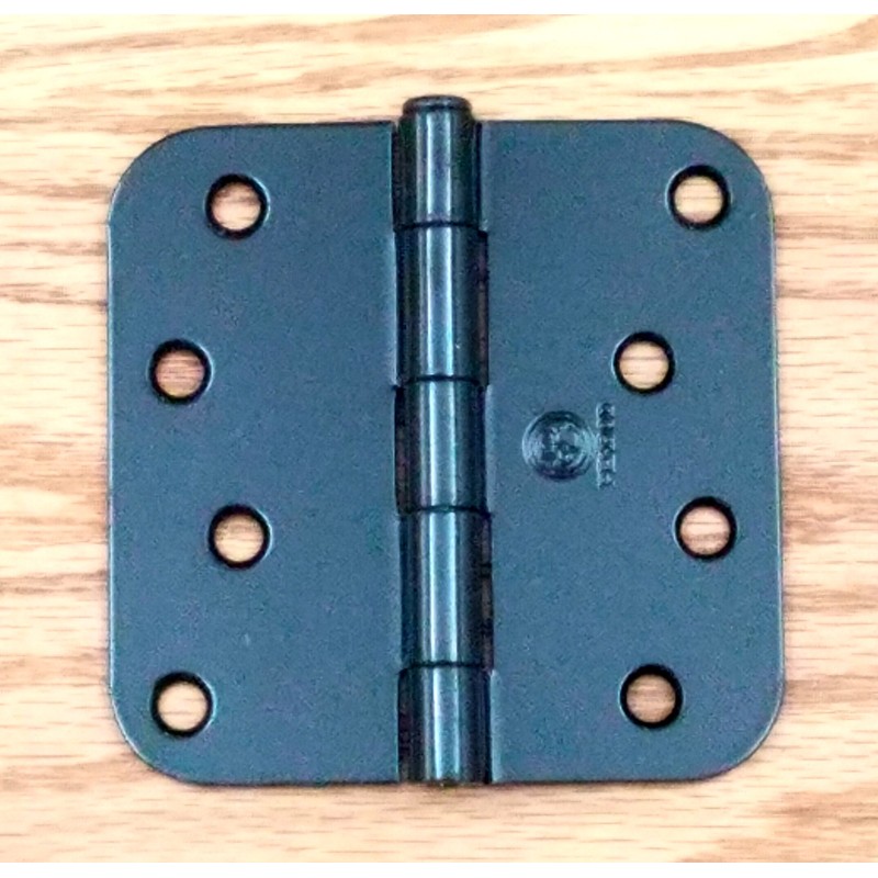 Penrod Door Hinges, Black Prime 4 Inch with 5/8 Inch
