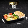 Glotoch 10 Pack 32OZ Meal Prep Containers Reusable Microwave Safe,Extra