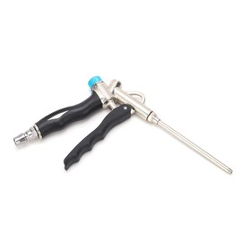 2-Way Air Blow Gun, 1/4" NPT 150 PSI Adjustable Air Flow Extended Nozzle, Pneumatic Air Compressor Accessory Tool Dust Cleaning Air Blower Nozzle Gun, Flexible Operation Quick Connect