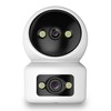 ECO-TH Dual Lens Indoor Pan/Tilt Home Smart Security Camera, 1080p