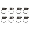 30Pcs Hose Clamps German Style Adjustable 304 Stainless Steel Fuel