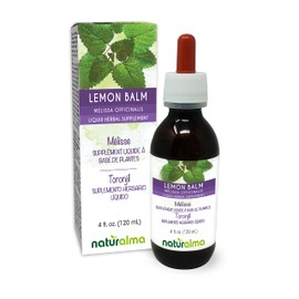 Naturalma Lemon Balm (Melissa officinalis) Leaf Alcohol-Free Tincture - 4 fl oz Liquid Extract in Drops - Herbal Supplement - Vegan