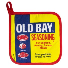 Maryland My Maryland Old Bay Seafood Seasoning Can Logo Oven Mitt & Pot Holder Set