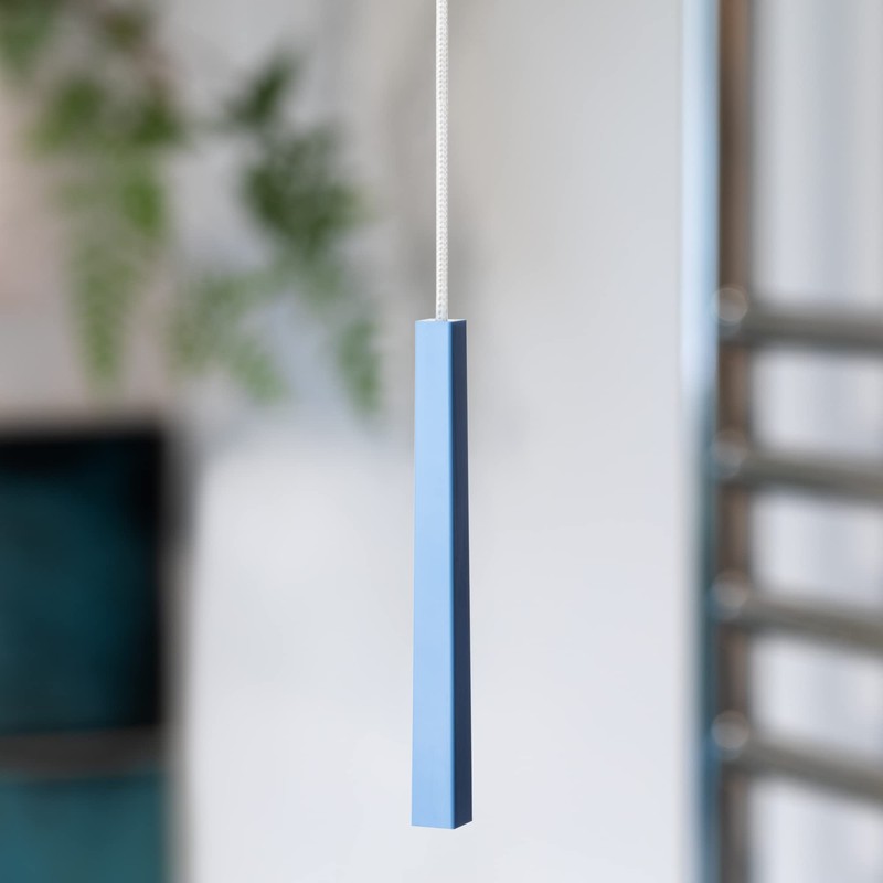 sleeklight Bathroom Light Pull Cord, String and Handle. Subtle Cube