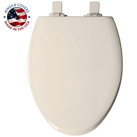 Mayfair 1888SLOW 346 NextStep2 Toilet Seat with Built-In Potty Training Seat, Slow-Close, Removable that will Never Loosen, ELONGATED, Biscuit/Linen