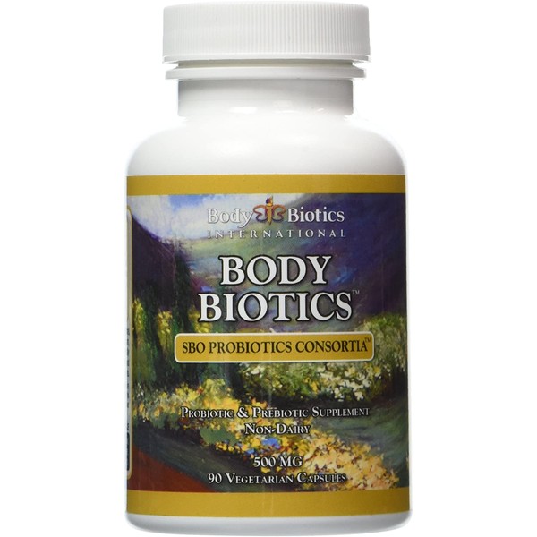 Body Biotics Bio-Identical SBO Probiotics Consortia, Probiotic and Prebiotic Supplement, Non-Dairy, 90 Capsules
