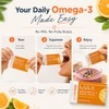 Coromega Max High Concentrate Omega-3 Fish Oil Squeeze Packets, DHA