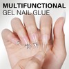 AILLSA Gel Nail Glue for Nails Tips, Solid Super Strong