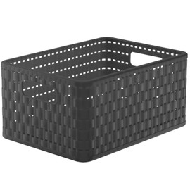 Rotho Country Storage Box 11 Litre Rattan Look, Plastic (Polypropylene) BPA Free