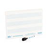 A4 Mini Dry-Wipe Music whiteboard with 3 pre-Printed Staves