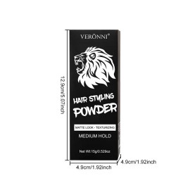 Hair Styling Powder Volumizing Texture Powder Oil Control Hair Styling Product for Men and Women Instant Volume Mattifying Hair Powder Portable Daily Use Hair Styling Tool