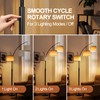 OUTON Arc Led Floor Lamp, Modern Black 3 Light Tall