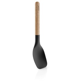 Eva Solo | Nordic Kitchen Serving Spoon, Small | Serving Utensil Buffet Banquet Spoon | Danish Design & Functionality | Black