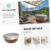 BESPORTBLE 1Pc Round Hot Tub Cover Durable Spa Protector for