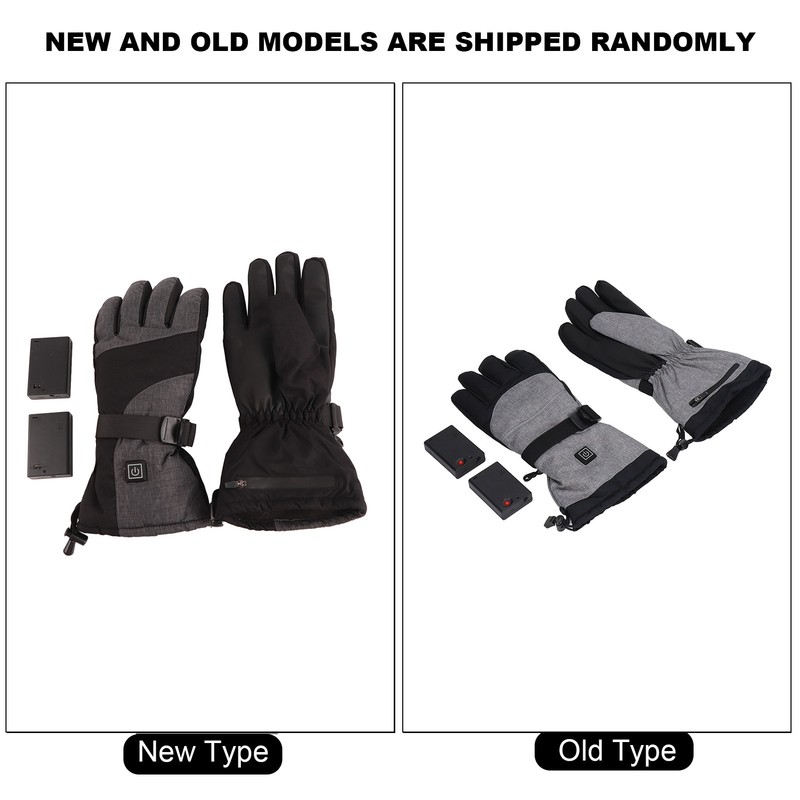 One Pair Electric Heated Gloves Smart Waterproof Unisex One Size